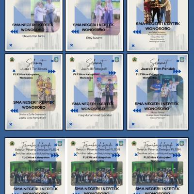 SELAMAT KEPADA TEAM FLS3N 2026 SMAN 1 KERTEK ATAS PRESTASI YANG DIRAIH