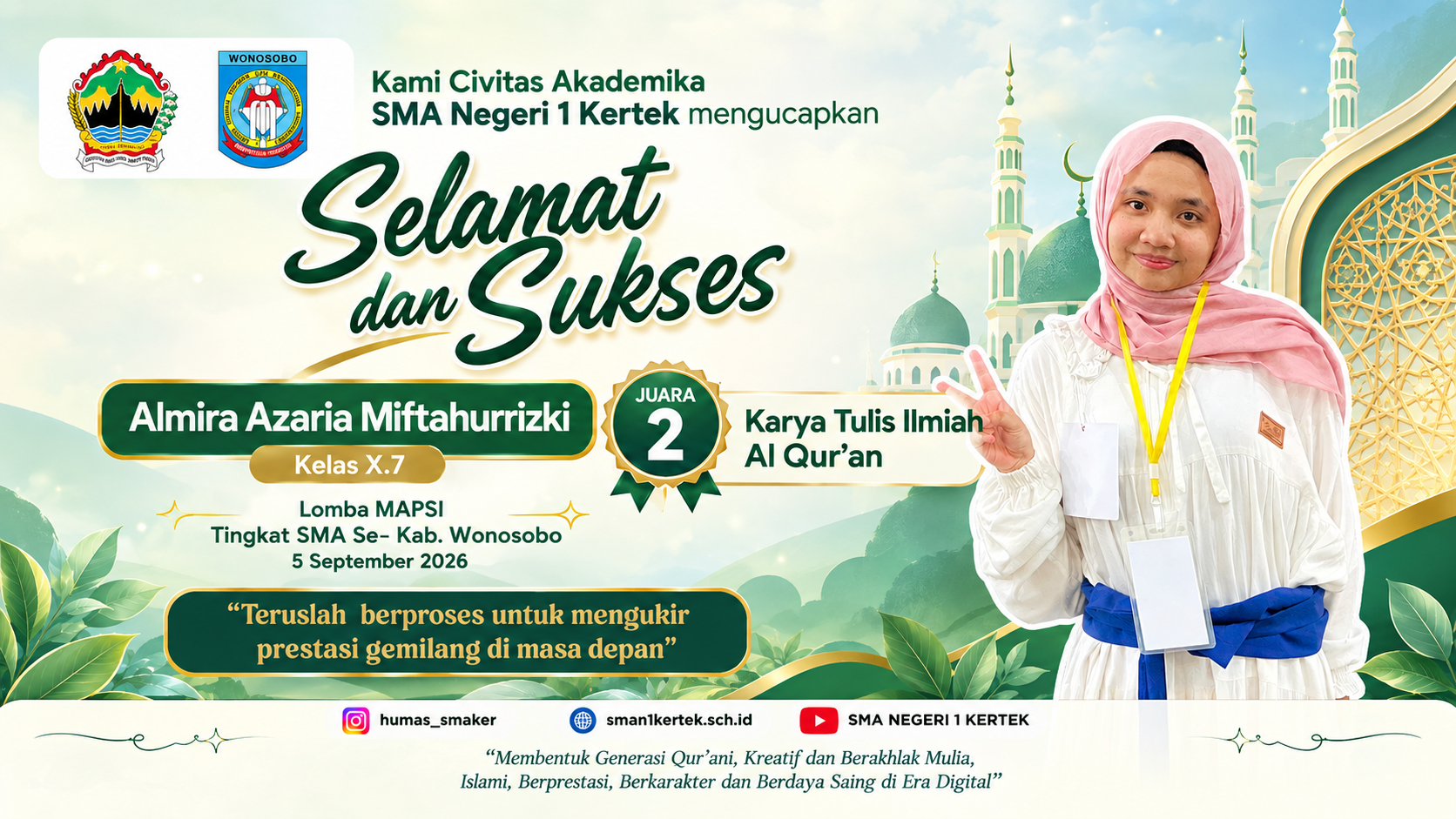 JUARA 2 MAPSI KARYA TULIS ILMIAH AL QURAN